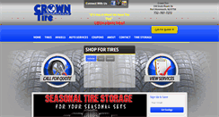 Desktop Screenshot of crowntire.com